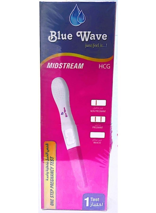 Blue Wave Midstream Pregnancy Test Kit – Reliable Home Pregnancy Detection - Image 2